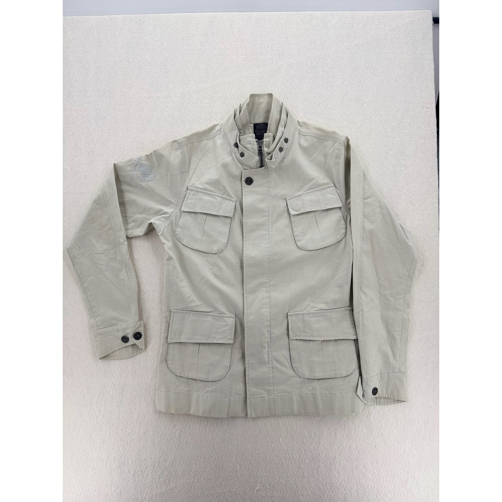 Kings‎ of Glory Mens Field Jacket Tan Khaki Military Multi Pocket XL
